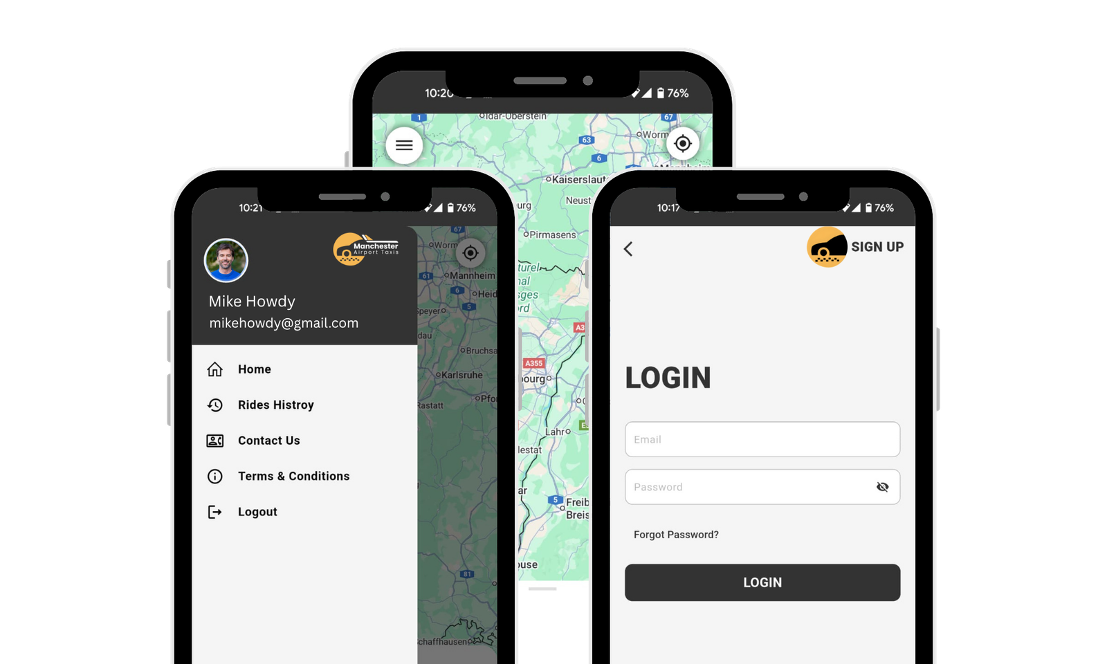 Download our  App Store Man Airport Taxi Transfer