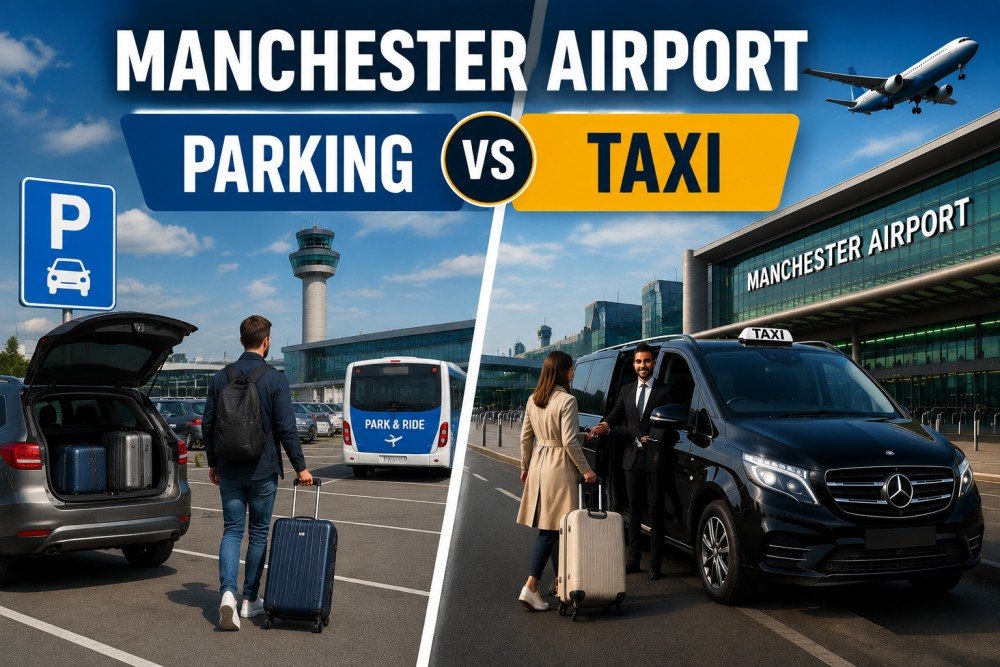 Manchester Airport Parking vs Taxi