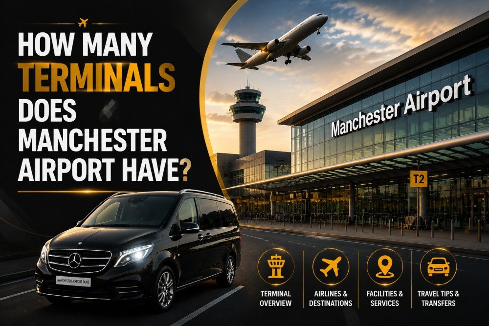 How many terminals at Manchester Airport